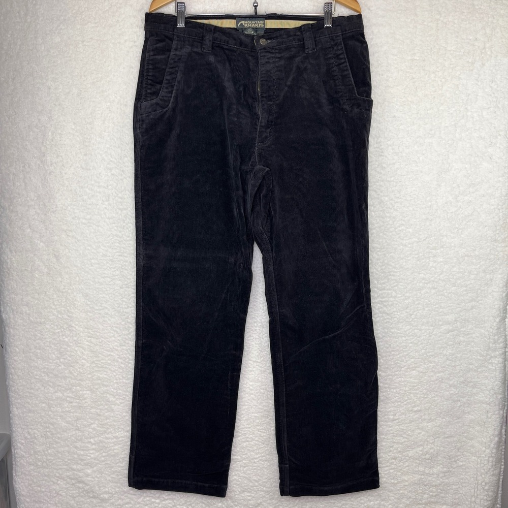 Mountain Khakis Mens Corduroy Pants Navy Blue Straight Leg Outdoor 38x33